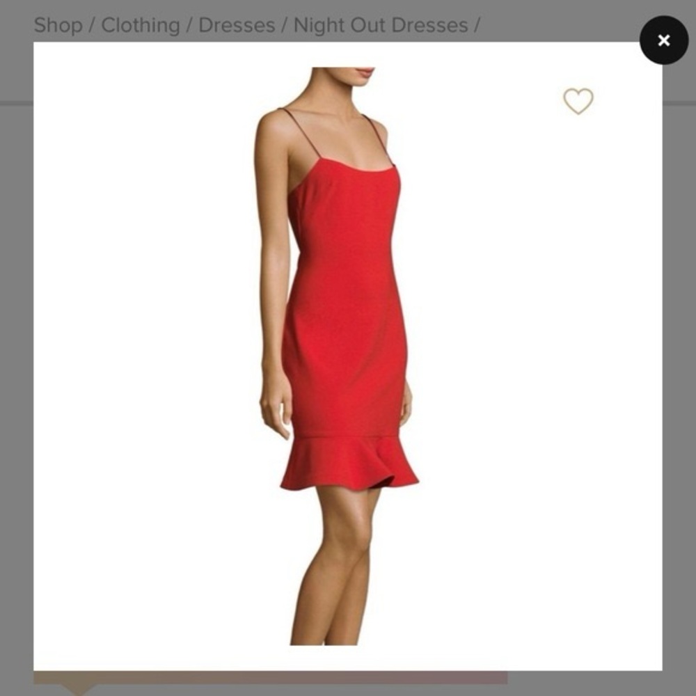Likely Vibrant Red Dress